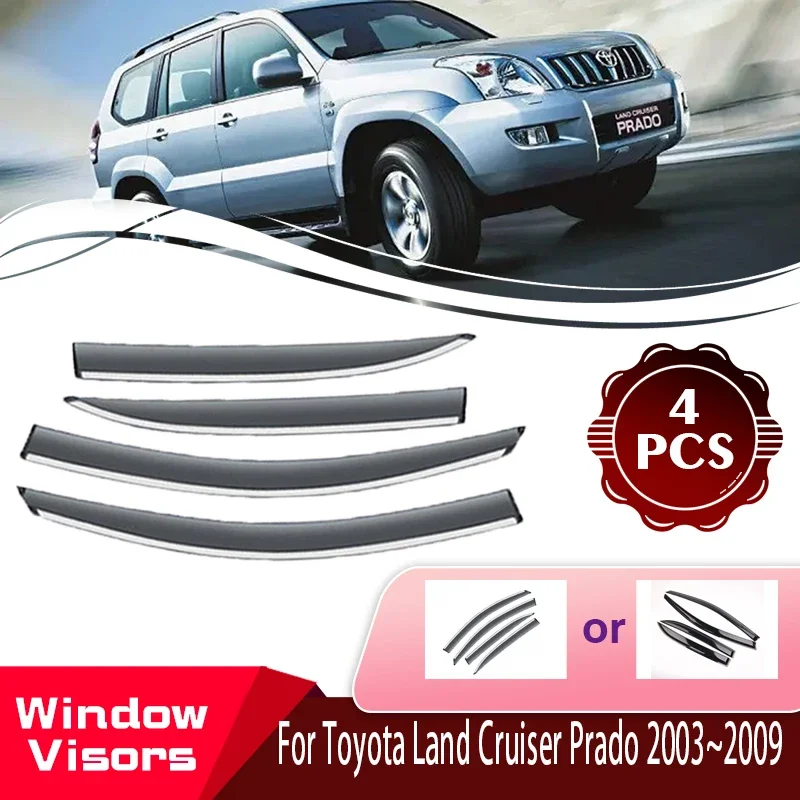 Kit 4 Garde-boue Pour Toyota Land Cruiser Prado 2003-2009 - Protection Anti- Boue Et Anti