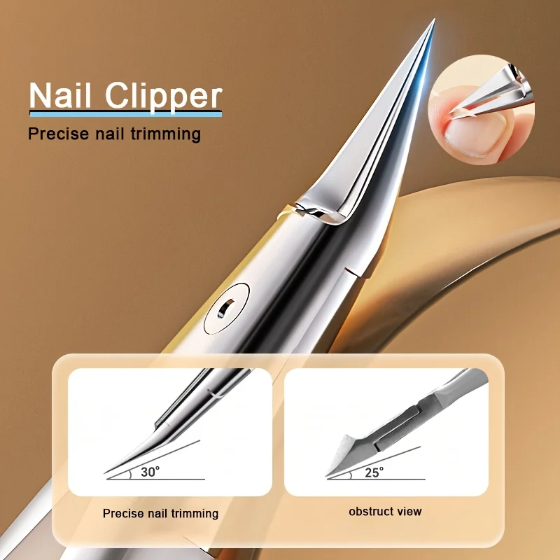 Nail Clippers Toenail Cutters Pedicure Manicure Tools Non-Splash Ingrown Paronychia Professional Correction Tool Sets 1pcs