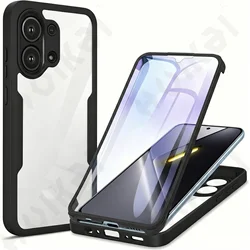 Magnetic Matte Rugged Shockproof Slim Heavy Duty Phone Case Cover for Xiaomi Poco X8 Pro (Black)