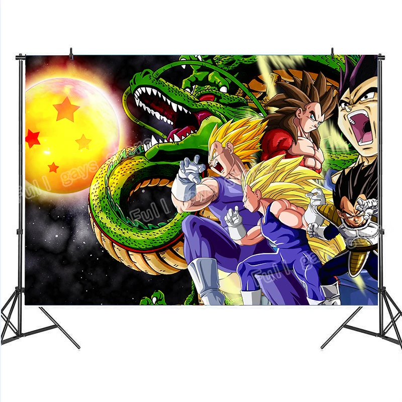 Dragon Ball Happy Birthday Backdrop, Anime dos desenhos animados, Son Goku  Wall Decoration, Fotografia fundo, Fontes do partido, Presentes de Natal -  AliExpress