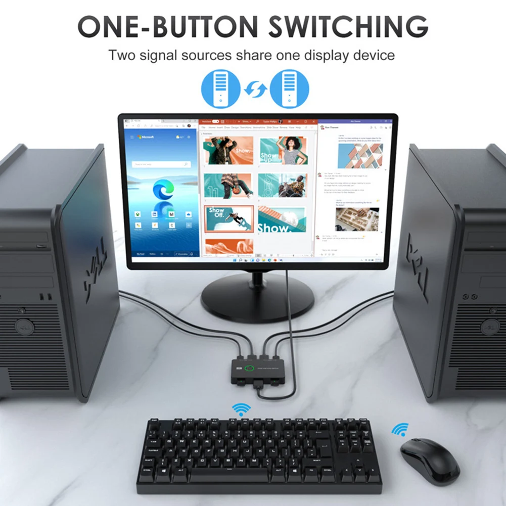 KVM ġ HDMI ȣȯ 2 Ʈ ڽ, USB HDMI ġ, 2 ǻ  Ű 콺 , USB ġ й