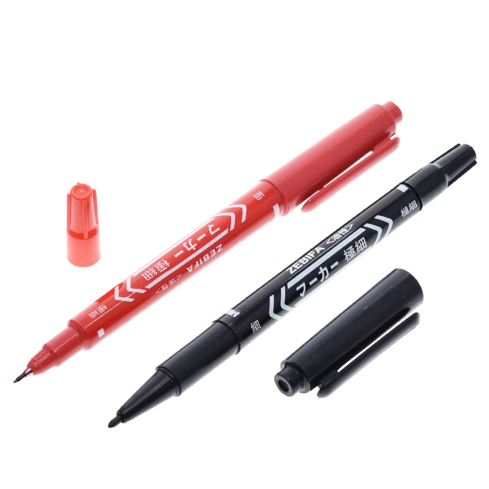 TZT Smart Electronics CCL Anti-etching PCB circuit board Ink Marker Double Pen for DIY PCB for Printed Circuit Board