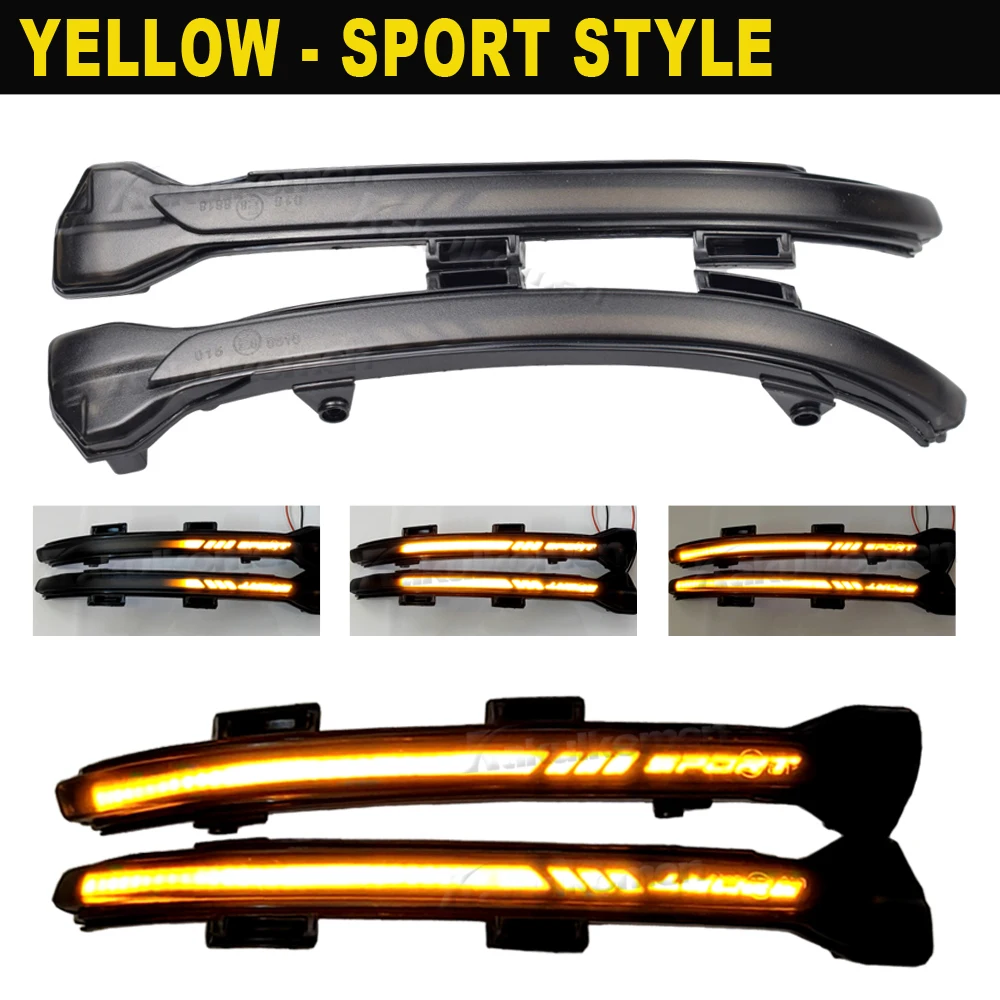 Kit Luci Indicatori Dinamici LED Per Volkswagen Golf 7 - Compatibile Con Modelli 2012+, Lampeggio Sequenziale