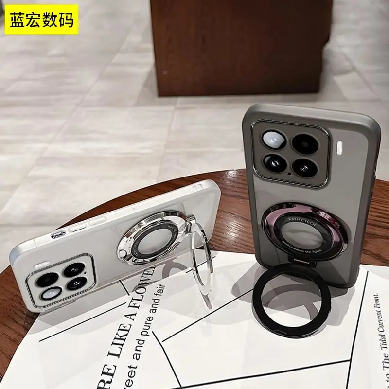 Fashionable TPU Skin-Friendly Anti-Fall Stand Case - Simple & Charming Design