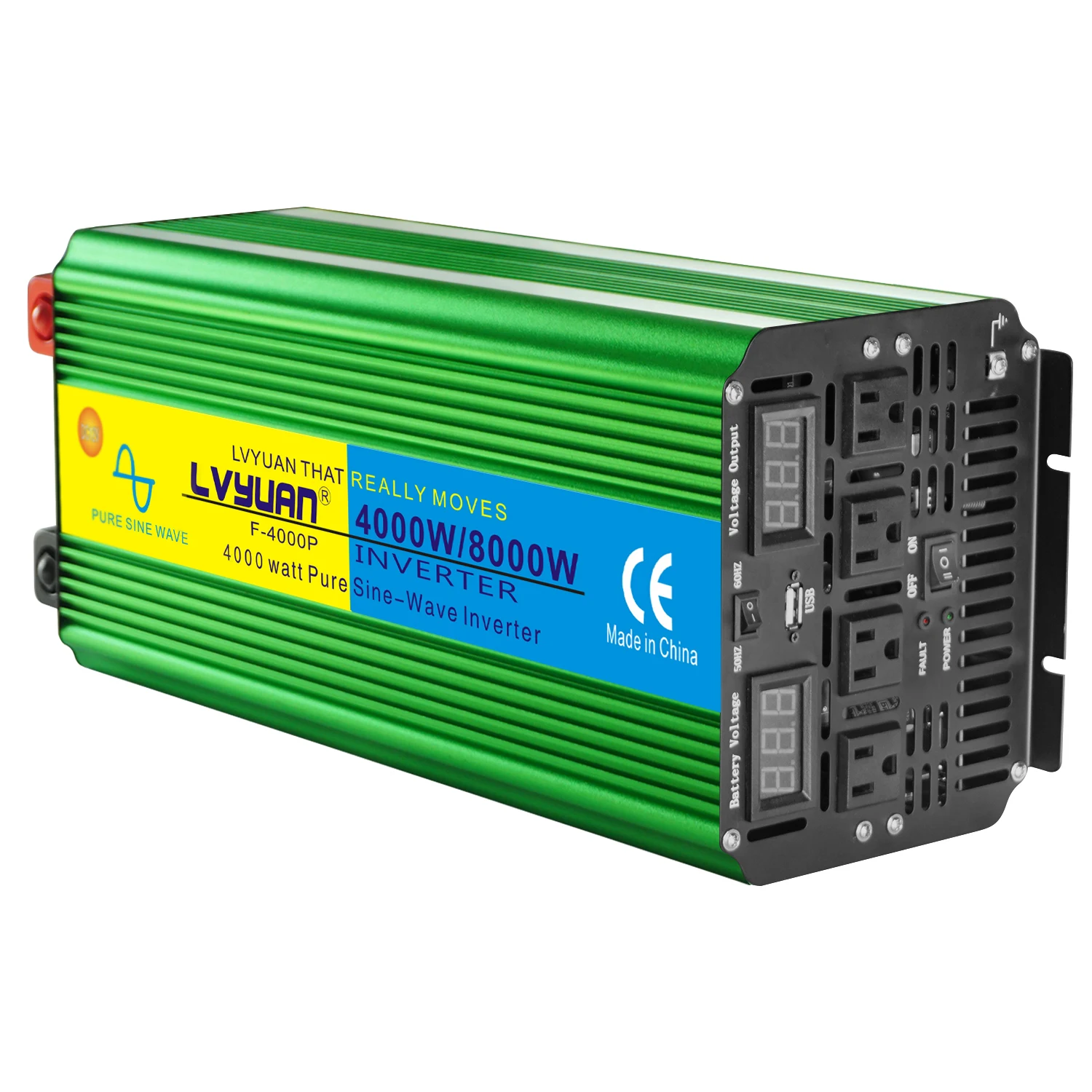 Inversor 12v 220v 300w Green Cell® Onda Pura