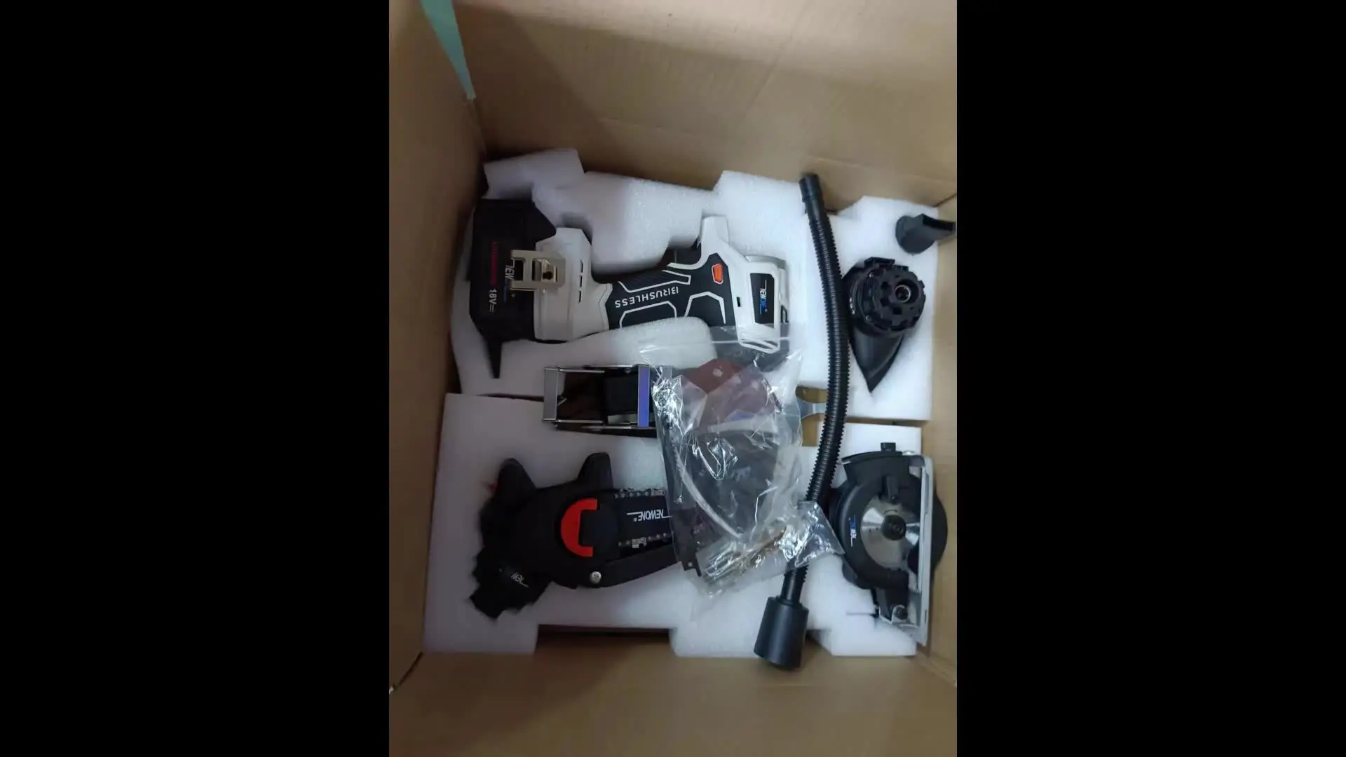 NEWONE 18V/20V MAX Brushless Lithium-Ion Cordless 10-Tool Combo