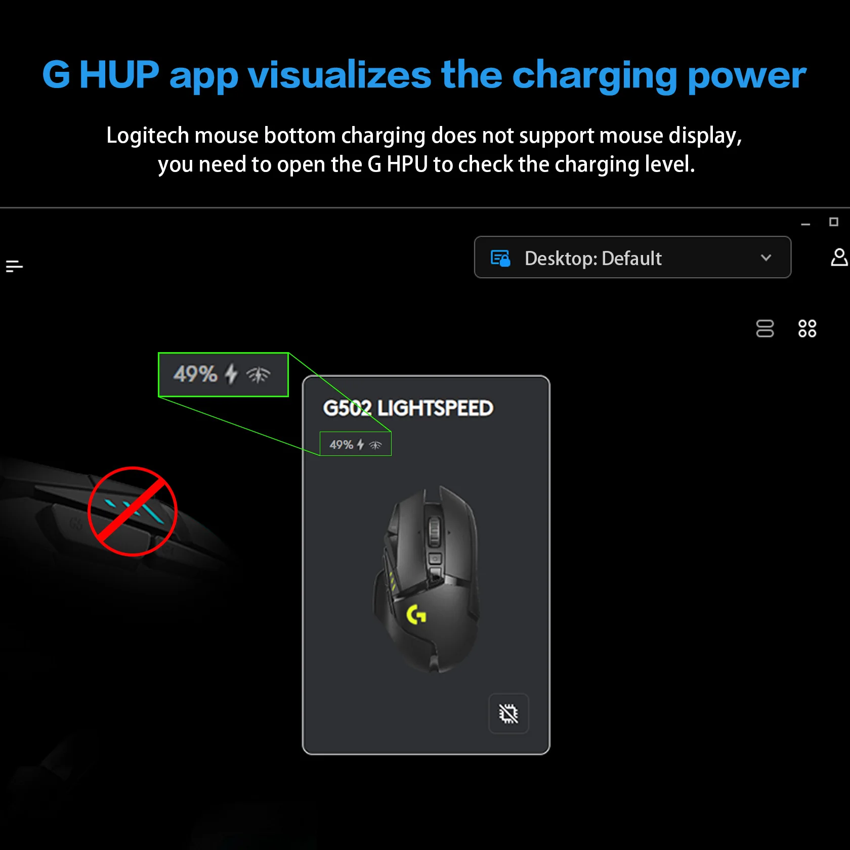 Fanxoo G-Power 마우스 무선 충전 도크, Logitech G502 G502X Plus GPW G903, RGB 조명 컴퓨터  볼륨 조절 손잡이 포함 - AliExpress