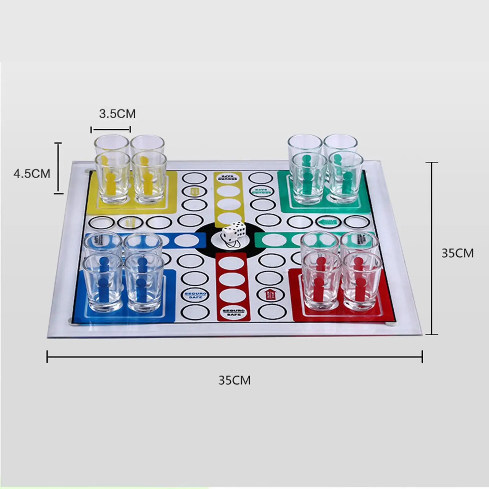 Wine Cup Flying Chess Chess Game Novelty Family Fun Game Toys Table Games for Party