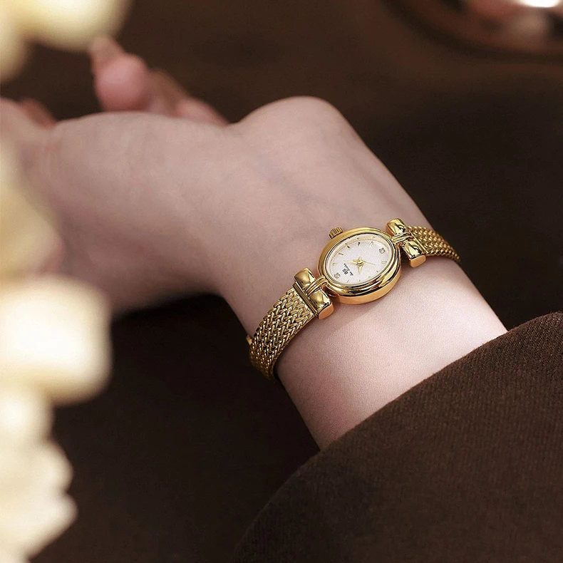 Reloj mujer elegante de pulsera con movimiento de cuarzo lujo_voghion.com
