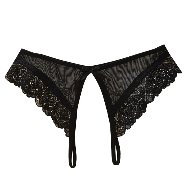  Women Lace Open Crotch Panties Temptation Crotchless