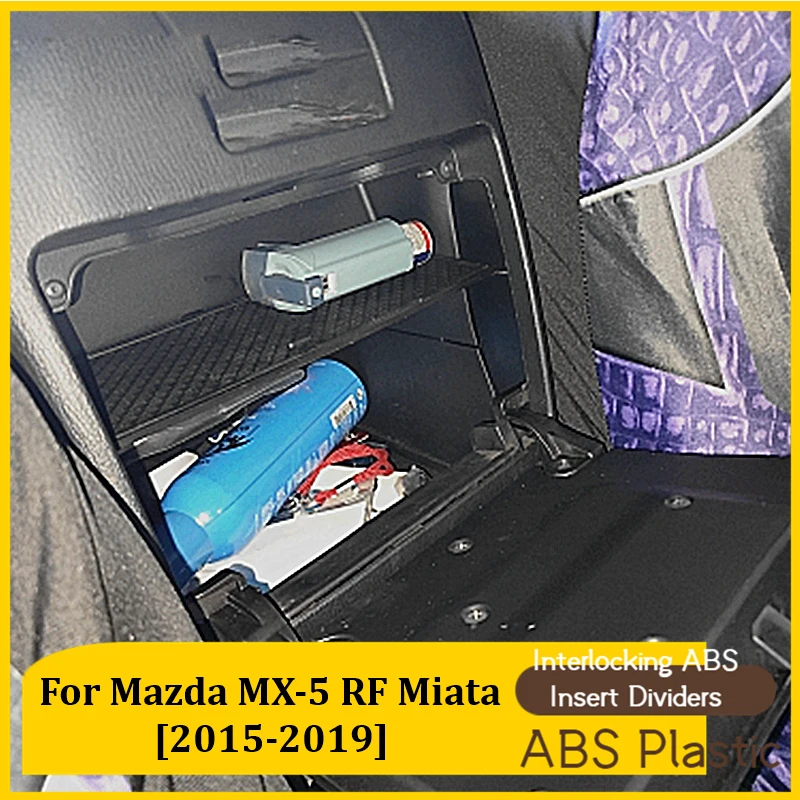 Für Mazda MX-5 NC Roadster 2006 ~ 2014 Armlehne Lagerung Box Center Konsole  Beflockung Organizer Container Halter Tablett Zubehör - AliExpress