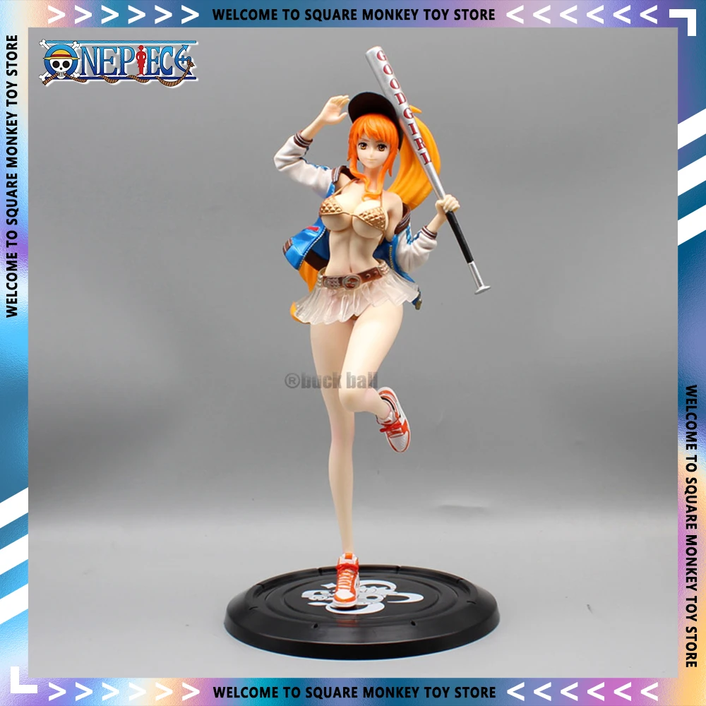 

One Piece Figure 34cm Nami Anime Figures Fashion Sexy Girl Figurine PVC Statue Model Doll Collectible Desk Decoration Toys Gift