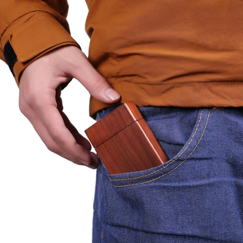 

Деревянная коробка для медиатора с держателем медиатора для гитаристов и начинающих