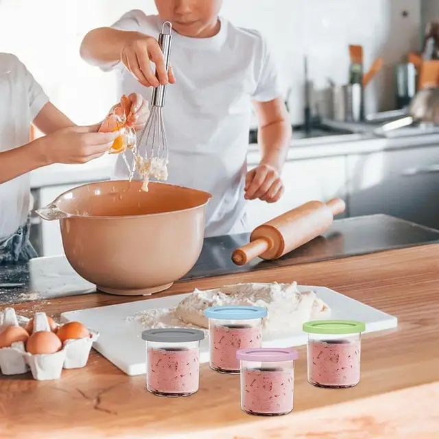 아이스크림 애호가의 필수품: NC300s 아이스크림 용기 보관 항아리