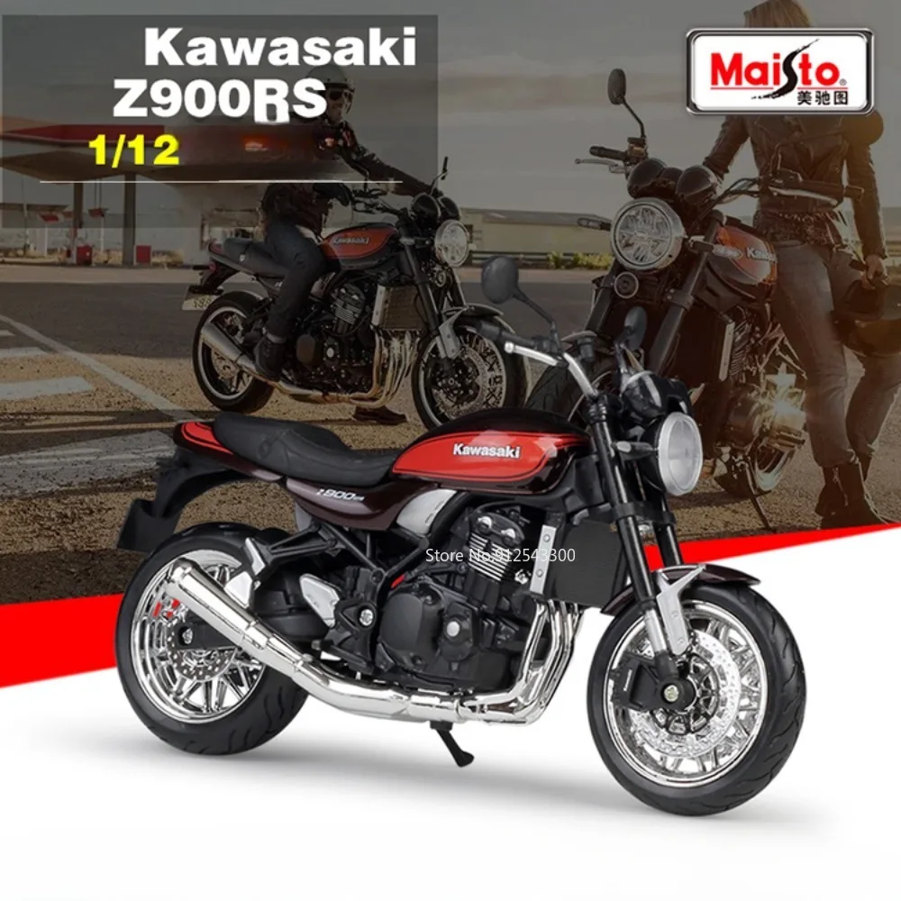 1/12 Kawasaki Z900RS Toy Motorcycle Model Alloy Diecast Static Simulation Model Motorcycle Toys for Boys Birthday Gift Souvenirs 2