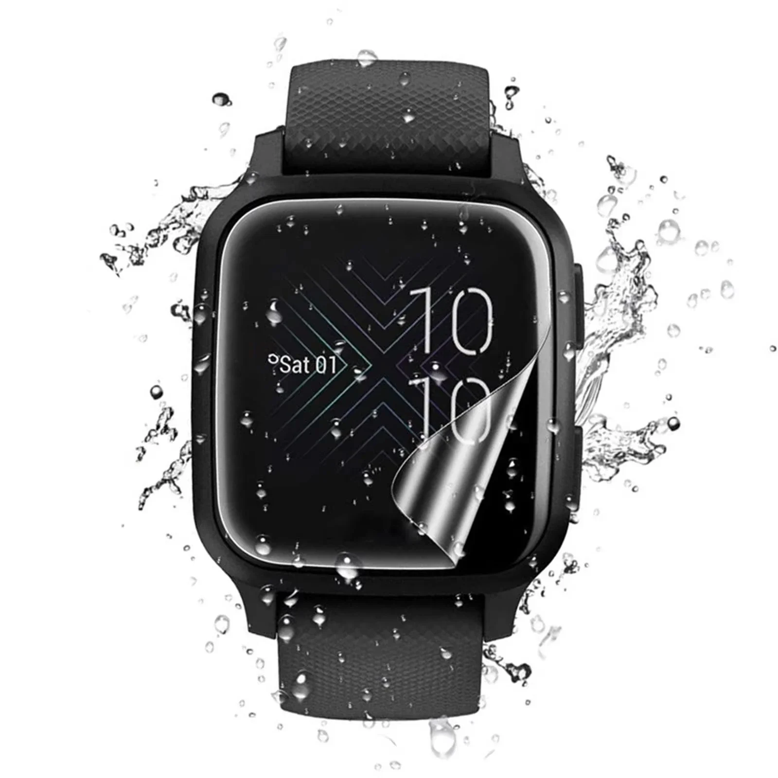 Full Cover HD Clear Soft Film Watch Accessory - Hydrogel Screen Anti-Scratch Protector