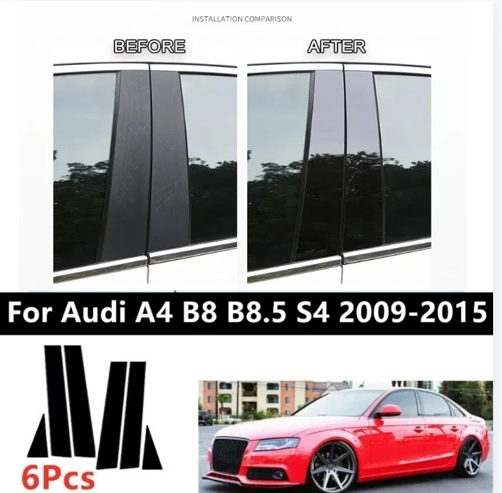 Becquet Audi A4 B8 Avant Look RS4 (08-15) Noir brillant Becquet Audi A4 B8 Avant Look RS4 (08-15) Noir brillant