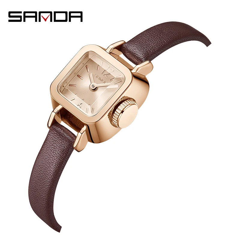 SANDA العلامة التجارية الجديدة 1117 ساعة كوارتز نس...