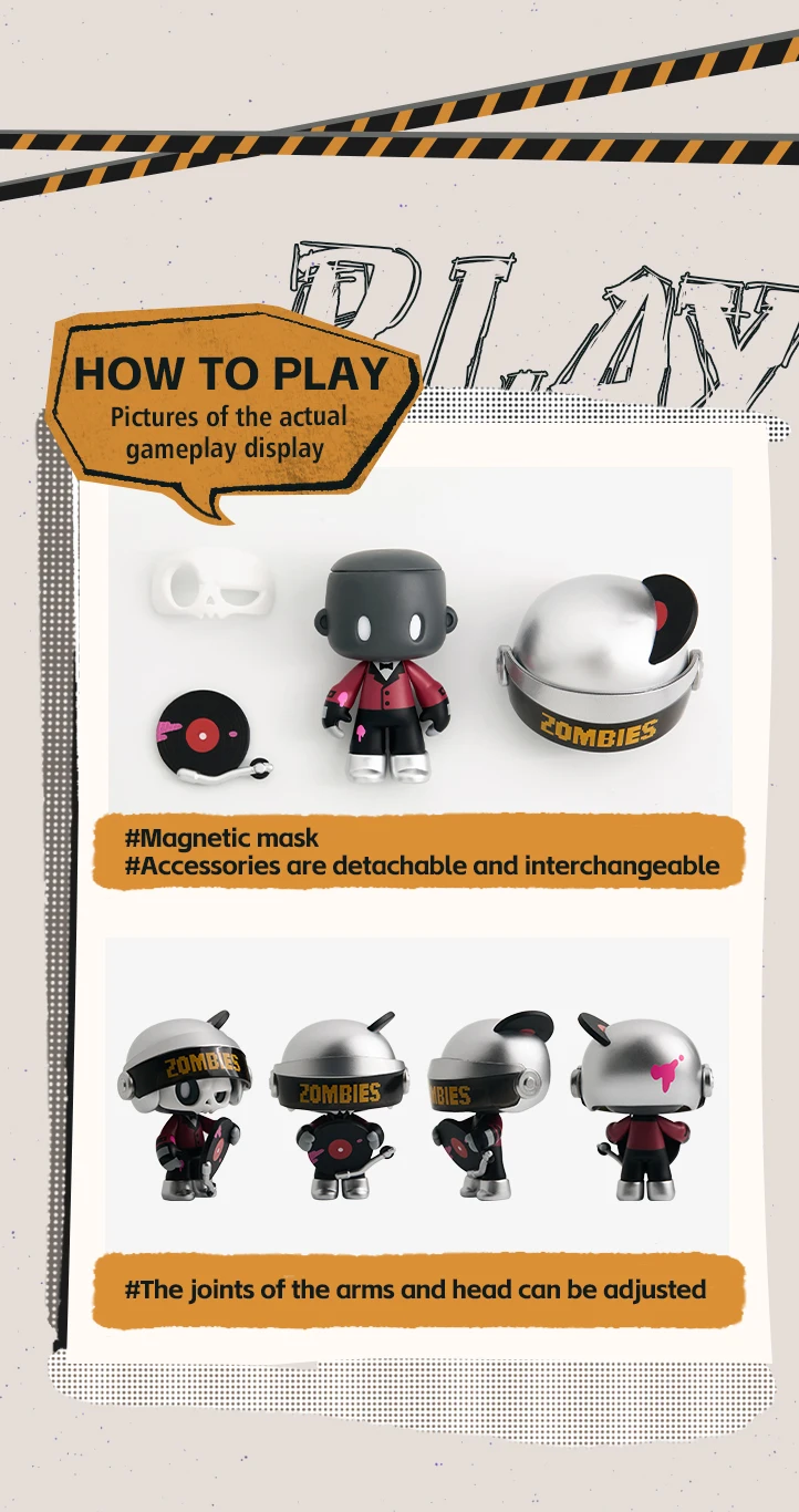 Mr. Bone Junior Zombies Blind Box