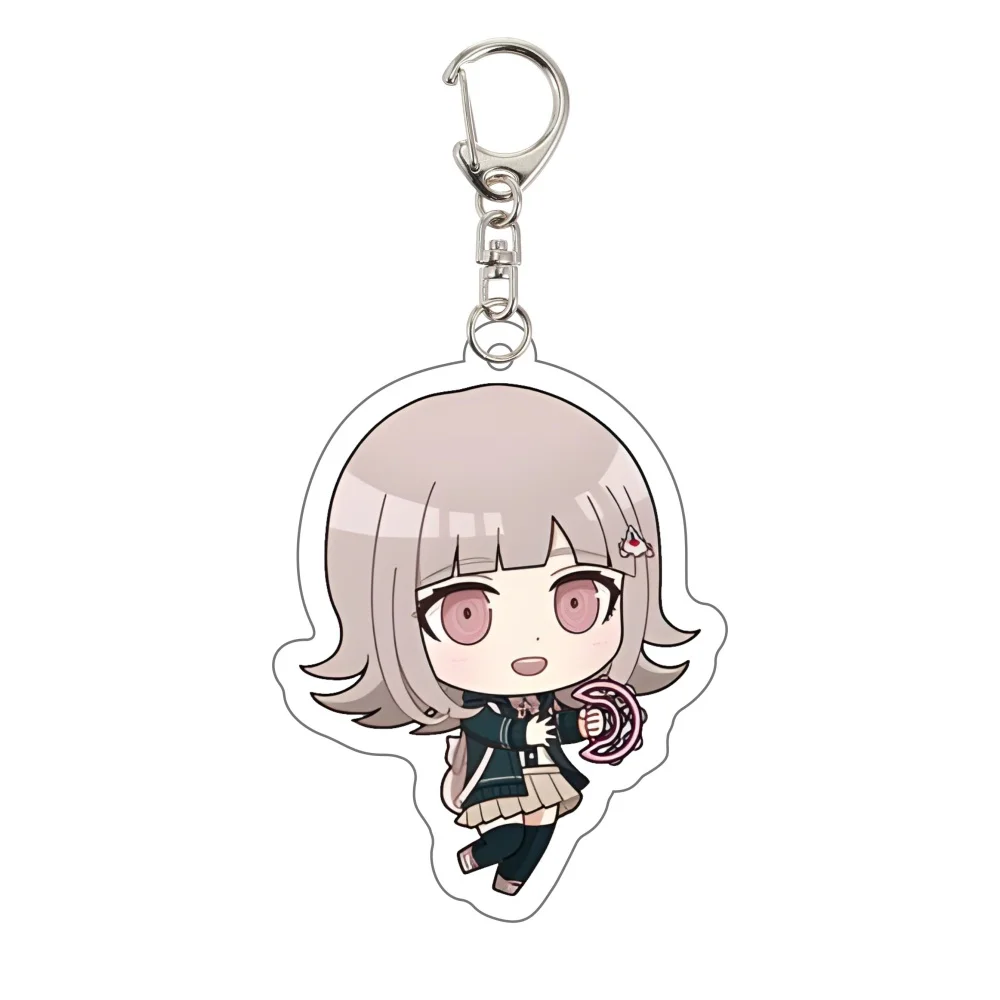 Danganronpa Schlüsselanhänger Trigger Happy Havoc Anime-Spiel Acryl-Abzeichen Anhänger Cosplay-Zubehör Cartoon-Fans Sammlerstücke Geschenke – Detail 5