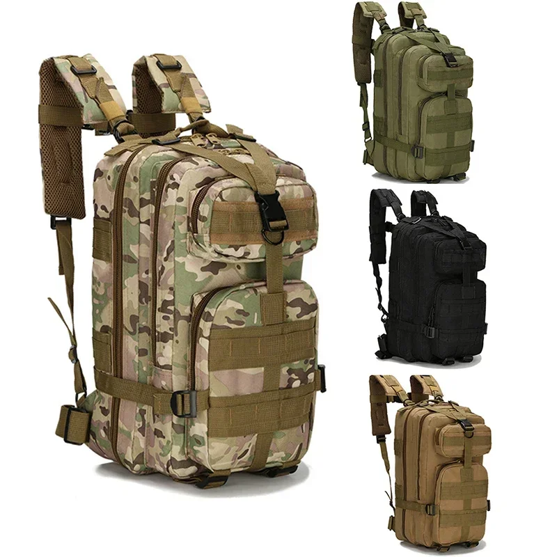 Sac A Dos Tactique 30l Lawaia 30L Sac à Dos Style Militaire, Sac À Dos Multifonction Molle Assaut Pack Tactique Combat Sac à Dos Pour Trekking Randonnée Camping Pêche Escalade Alpinisme Ou