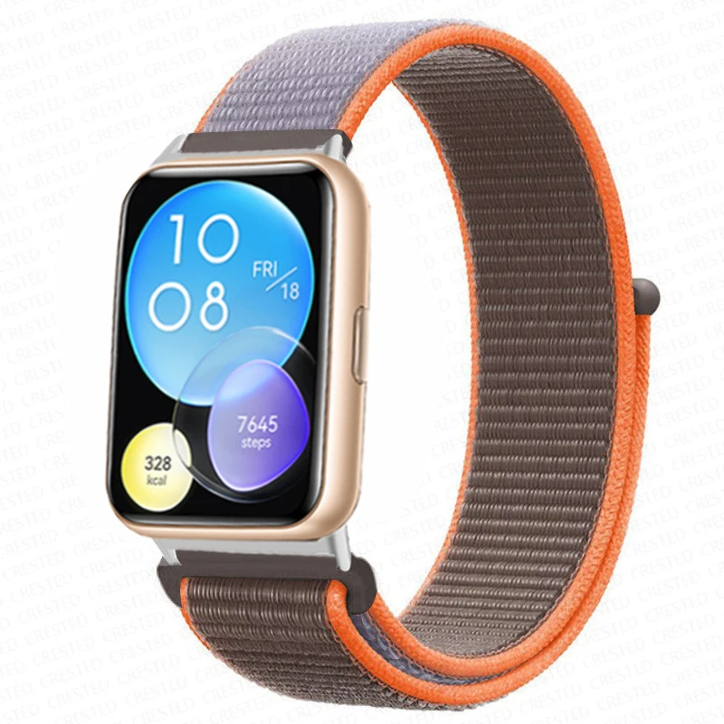 Enhanced Nylon Loop Band Smartwatch Replacement Wristband Bracelet - Durable and Stylish Nylon Strap