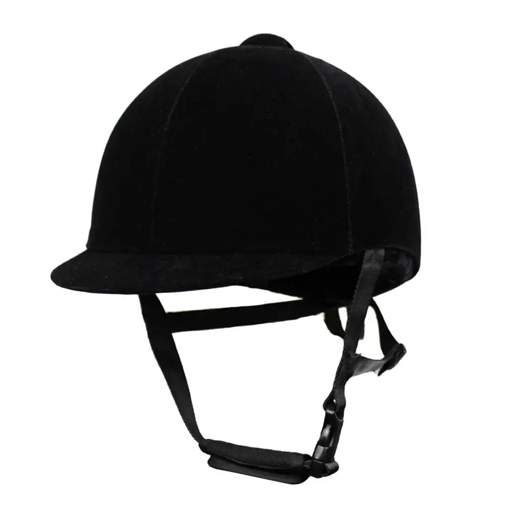 Velvet Horse Riding Safety Helmet Equestrian Sport Schooling Protective