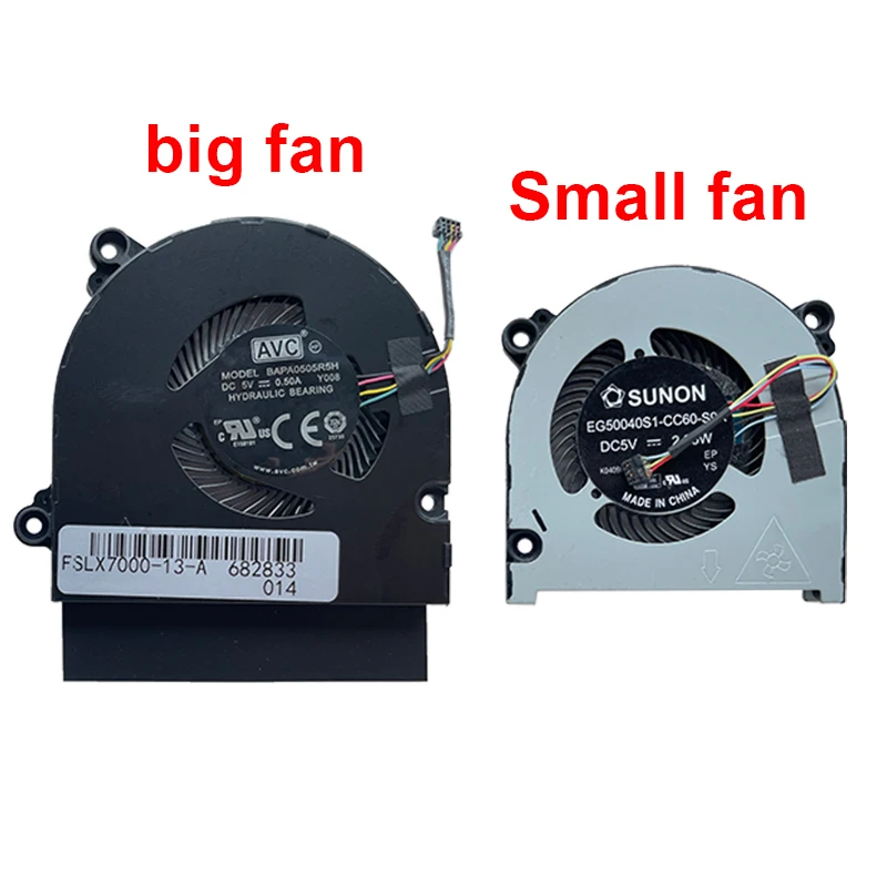 

New Laptop cooling fan For CHAO 7000-13 IdeaPad V330S-13 320s-13IKB 81AK Wei 6-14IKB 5F10R08025 5F10R07994 FK2X DFS430705PB0T