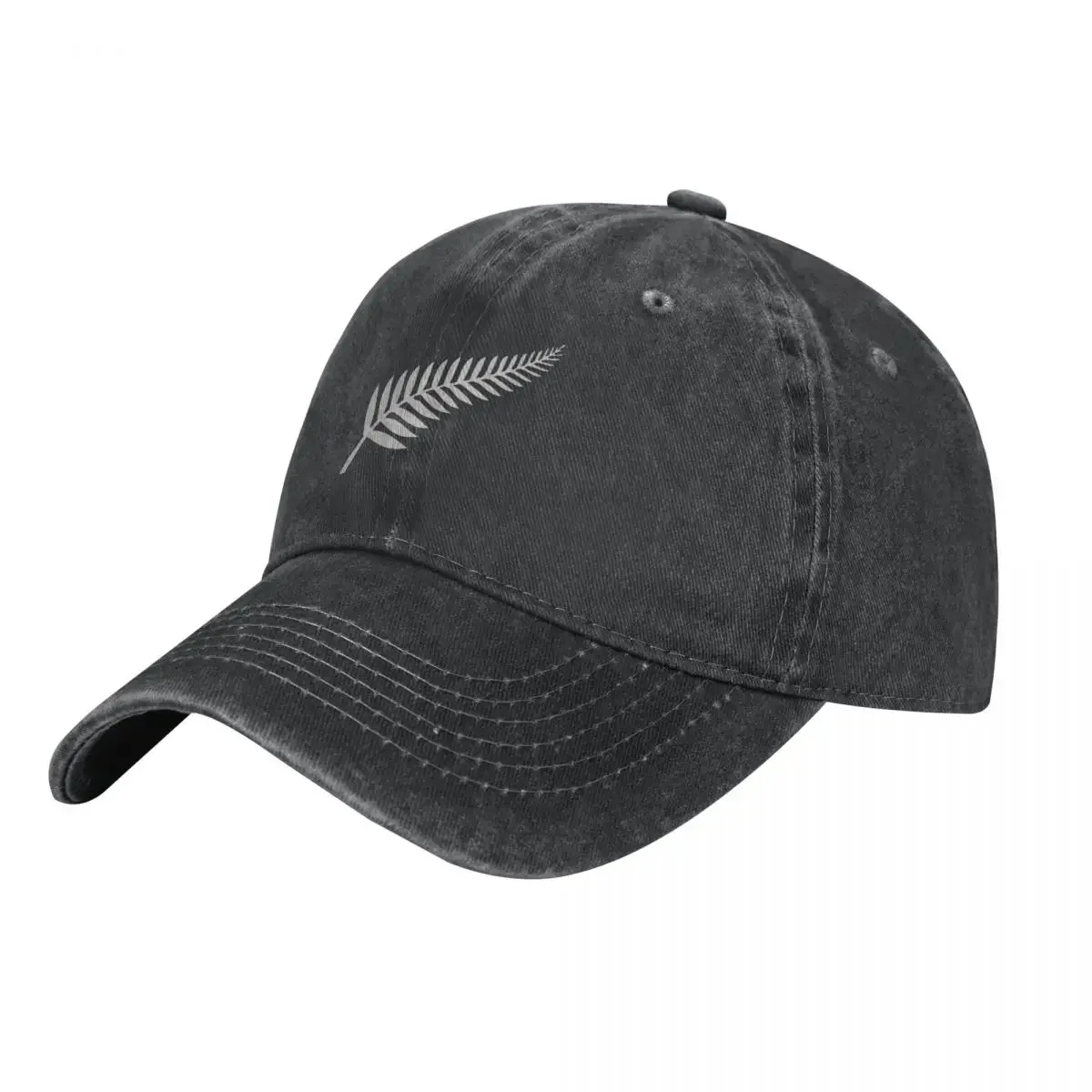 

New Zealand NZ Kiwi Black Silver Fern Emblem Sport Fan Cowboy Hat Trucker Cap Fashion Beach Hats For Women Men's