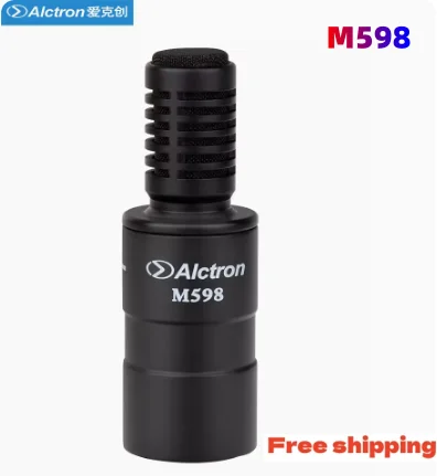 

Alctron M598 смартфон для трансляции и записи интервью, микрофон с зажимом для телефона и тонкой ручкой, для интервью, коллекция на открытом воздухе