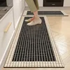 Carpet for Kitchen American Style Anti-slip Oil-proof Floor Mat Pvc Leather Waterproof Foot Mats Long Strip Home Decoration Rug 3