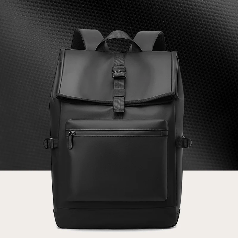 Men's casual backpack, suitable for daily commuting, large capacity travel laptop bag