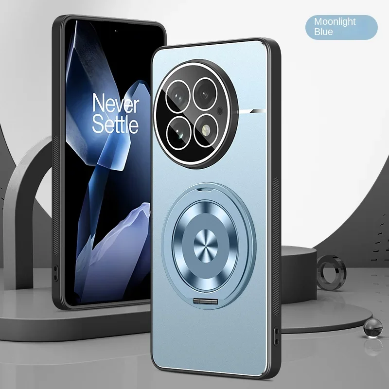 Shockproof Metal Lens Protector Case with Magnetic Ring Holder