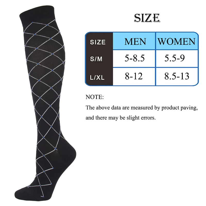 Compression Sock Wholesale Women Sports Socks Kness High Medias De Compresion Bas De Compression Men