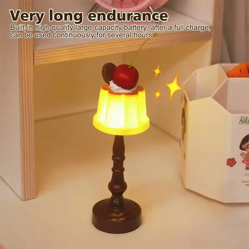 Mini Night Light LED Desk Lamp Battery Powered Desk Bedside Bedroom Bar Room Decor Atmosphere Sleeping Light kid Gifts led night light night light led night lamp
