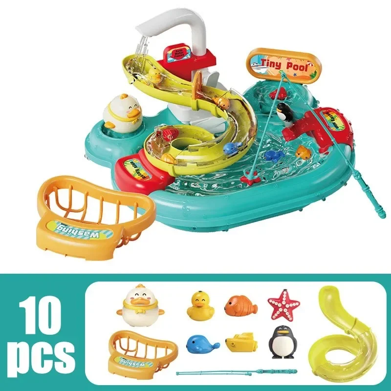 Dishwashing Basin Toys Children Puzzle Pretend Play Toys Gift