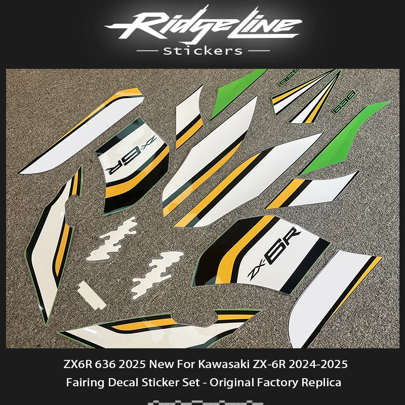 ZX6R 636 2025 New For Kawasaki ZX-6R 2024-2025 Fairing Decal