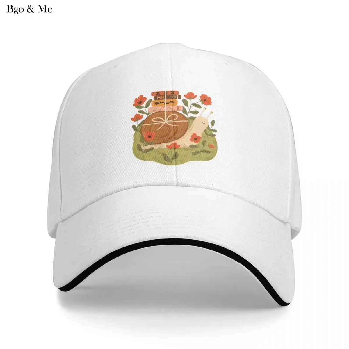

2023 New Snail Carrying Books Baseball Cap New In Hat Mens Hat Women's