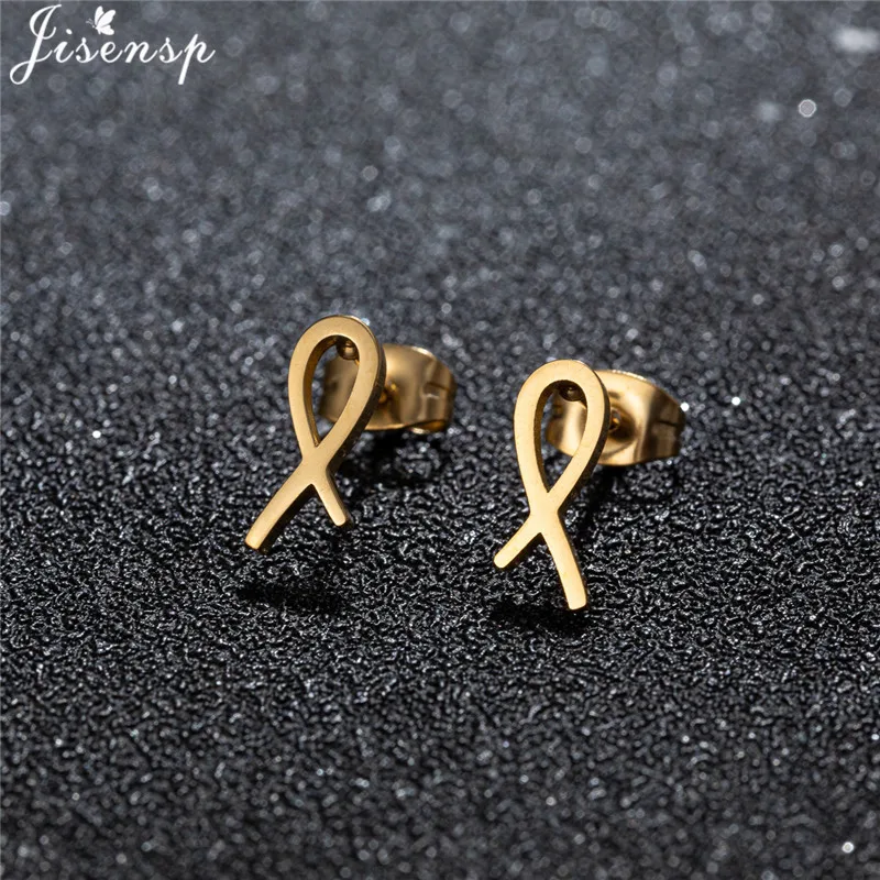 thumbnail image 1 of Pendientes geométricos de acero inoxidable para mujer, aretes minimalistas con forma de U, forma de círculo, triángulo y estrella, 1 of 5