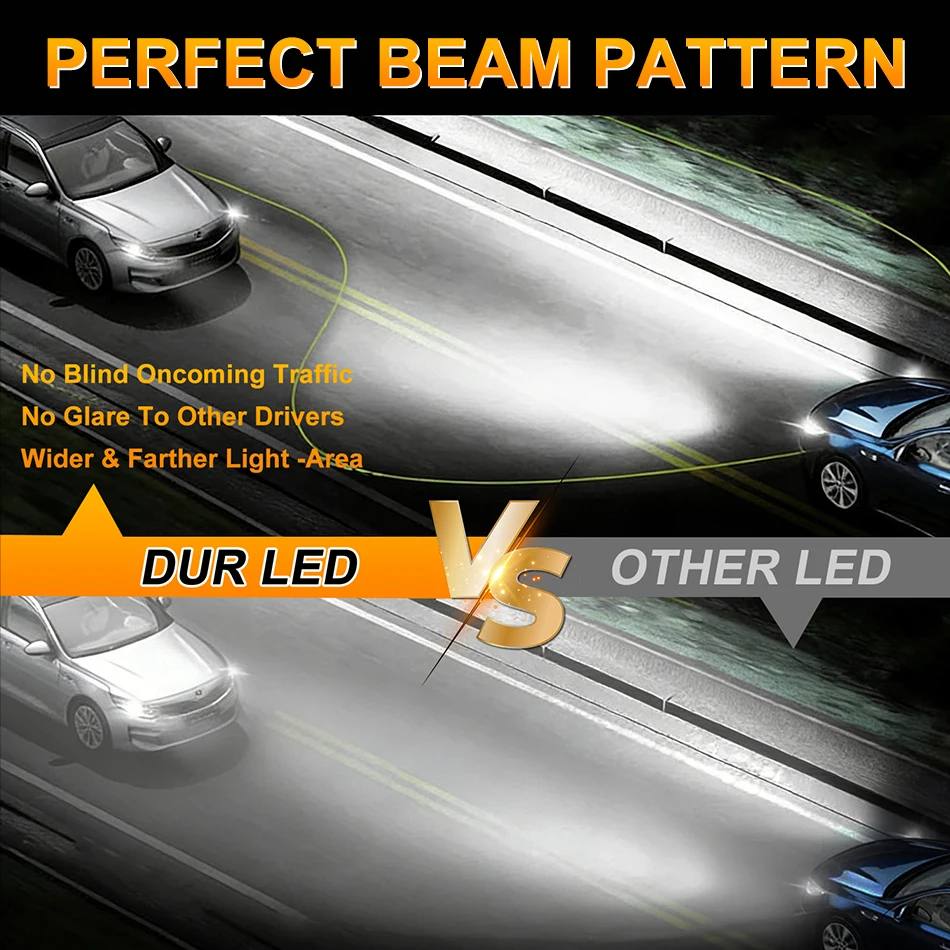 16개 CSP H7 LED 헤드라이트 전구 미니 무선 4000W H8 H9 H11 9005 9006 자동차 헤드램프 자동 다이오드 램프 H4 터보 LED 12V 자동차용