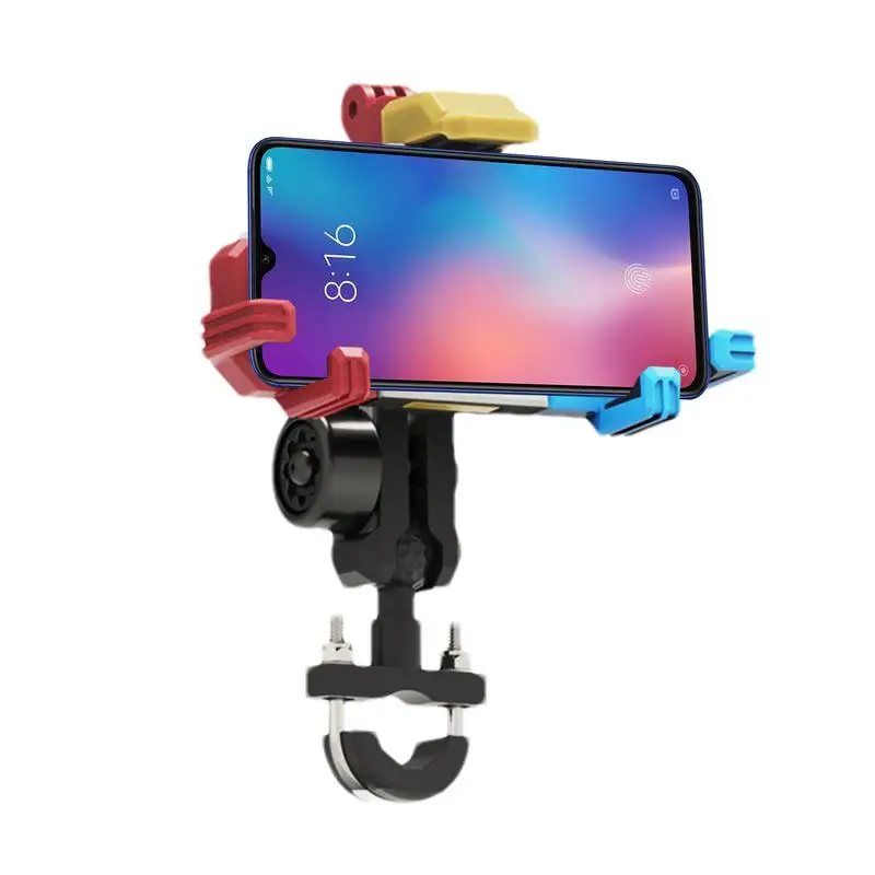 

Bike Phone Holder 360 Flexible Rotation Motorcycle Phone Mount Anti Slip Cell Phone Holder For Bicycles Extensive Compatibility