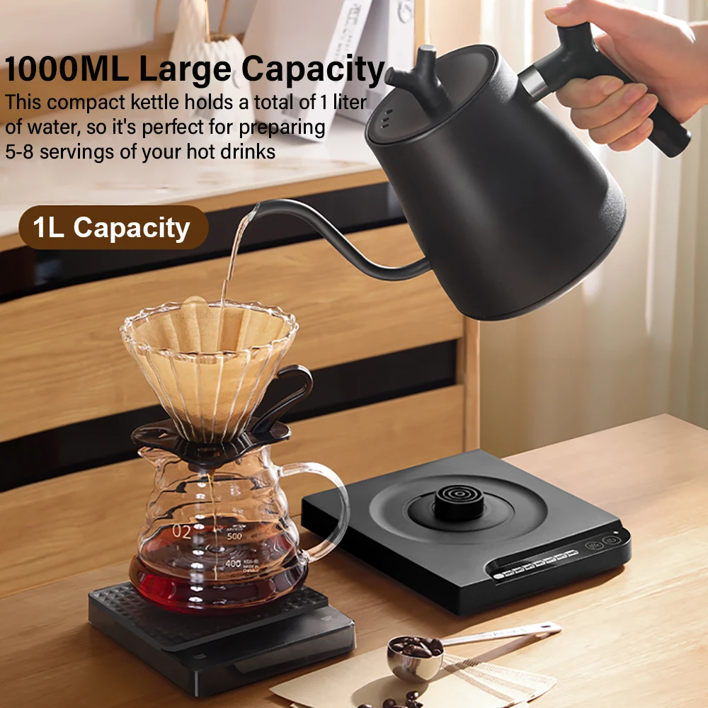 Gooseneck Electric Kettle with Temperature Control Electric Coffee Pot Electric Gooseneck Kettle Electric Teapot Water Kettle 5