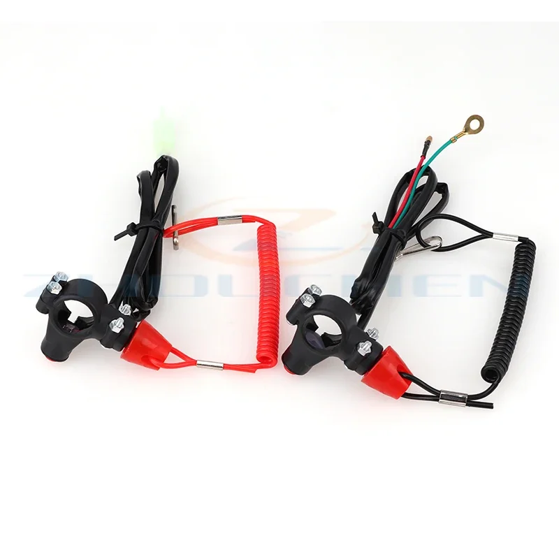 Safety Stop Kill Switch Push Button for 2-Stroke Mini Moto and ATV Accessories