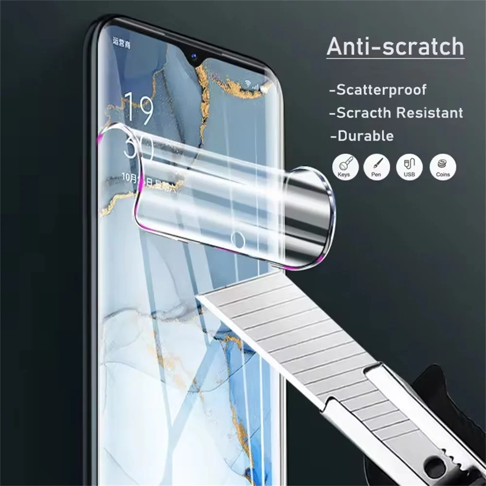 Premium Hydrogel Screen Protector Set - Pack of 5 Soft Films