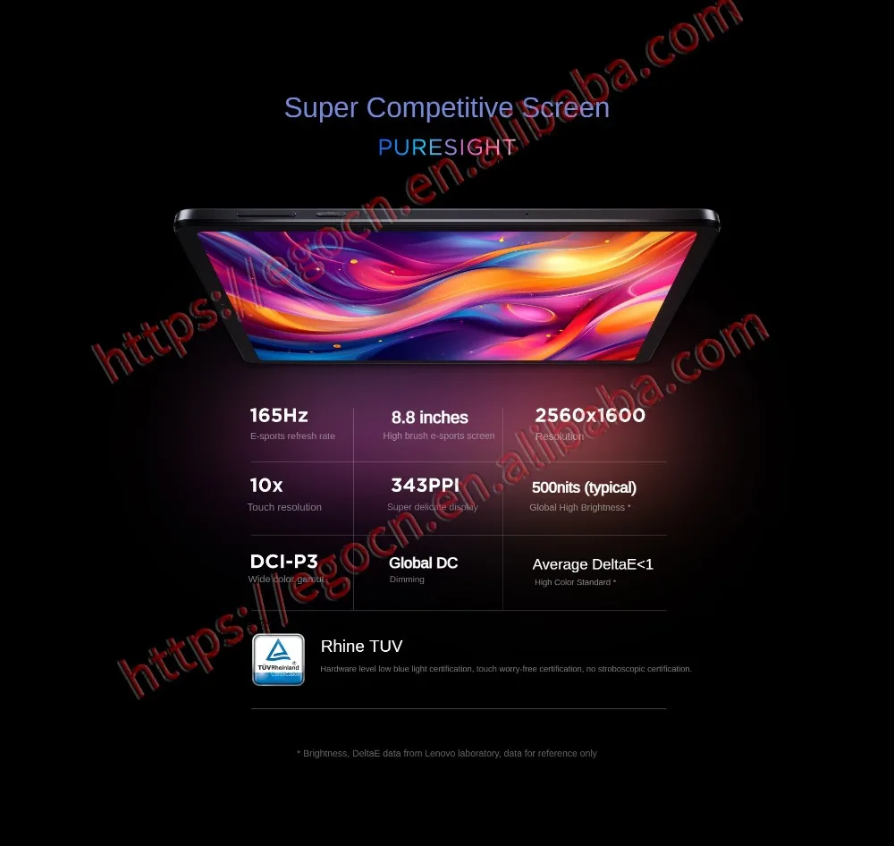 新しい Lenovo LEGION Y700 3rd 2025 8.8 インチ Snapdragon 8 Gen3 