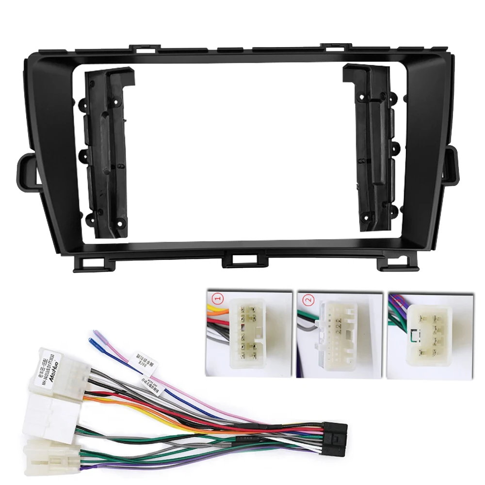 Toyota Prius 2010-2015  Car Radio Fascia Fit ׷ г    ġ  Ʈ   ŰƮ Facia Cover
