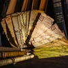 30 pcs Vintage old book pages Hand Account material paper Diy Junk Journal Decorative Scrapbooking Background paper 4