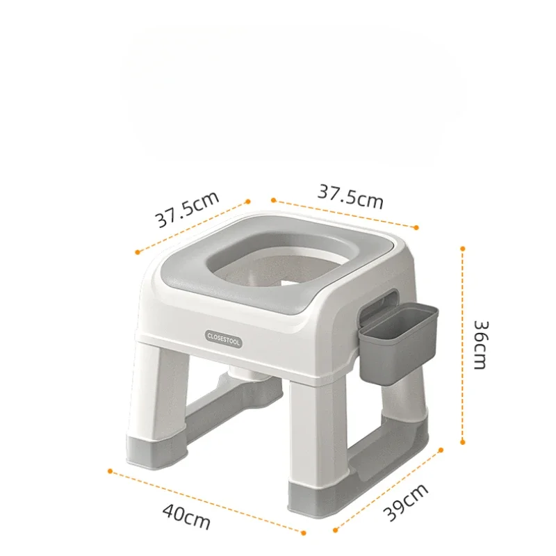 Commode Stool Multifunctional Simple Foot Stools Squat Potty Bathroom Toilet Stool Portable Toilet Seat Stool for Bathroom Potty 6