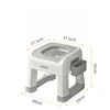 Commode Stool Multifunctional Simple Foot Stools Squat Potty Bathroom Toilet Stool Portable Toilet Seat Stool for Bathroom Potty 6