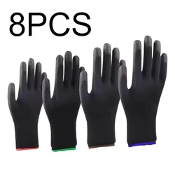 PU Coated Anti - Slip Wear - Resistant Nylon Gloves for Gardening and Repair Tasks (8/16/24 Pack) (8PCS)